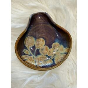Handcrafted Ceramic Pottery Spoon Rest Decorative Dish Trinket Dish Earthy Boho